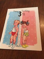 Vintage Birthday Card 