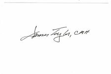 James Taylor signed autographed index card AMCo 11247 picture