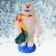 Gemmy FROSTY THE SNOWMAN Light Up Snowflake Animated Singing Dancing 18” picture