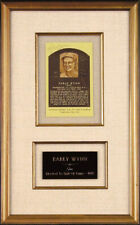 EARLY WYNN - BASEBALL HALL OF FAME PLAQUE POSTCARD SIGNED picture
