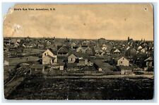 1913 Bird's Eye View Of Residences In Jamestown North Dakota ND Posted Postcard picture