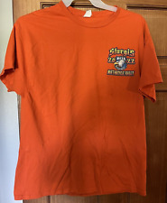 Sturgis Shirt XL Orange Biker VETS 2022 Motorcycle Rally You Are Not Forgotten picture