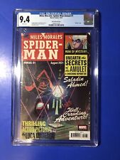 Miles Morales: Spider-man Annual #1 CGC 9.4 Tony Fleecs 1:25 Variant Comic 2021 picture