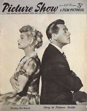 LUCILLE BALL & DESI ARNAZ -  PICTURE SHOW -  JUNE 1954 picture