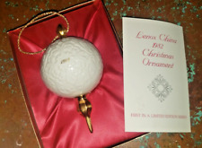 Lenox 1982 1st Annual Ornament Ball Ivory China 6