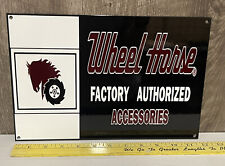 Wheel Horse Factory Authorized Accessories Metal Sign Sales Service Engine Gas picture