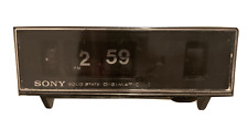 1980 SONY SOLID STATE DIGIMATIC 8RC 6 TRANSISTORS FLIP CLOCK-RADIO. 220 V 50 HZ picture