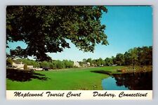 Danbury CT-Connecticut, Maplewood Tourist Court, Advertising, Vintage Postcard picture