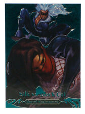2018 Upper Deck Marvel Masterpiece Battle Spectra Gems Silk Black Cat Card 83/99 picture