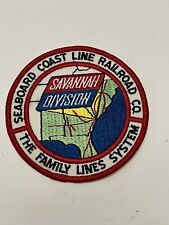 RARE Seaboard Coast Line Railroad Co Seaboard System Savannah Division Patch picture
