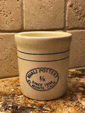 Vintage Miali Pottery 1/8 Crock El Monte Calif Since 1906 picture