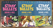 STRAY BULLETS Sunshine & Roses PARTS 1 3 4 Trade Paperback Lot Ex-Library Comic picture