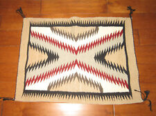 Old vintage Navajo Storm rug  or saddle blanket 31