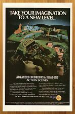 1982 MPC Advanced Dungeons & Dragons Model Kits Print Ad/Poster AD&D RPG Art 80s picture