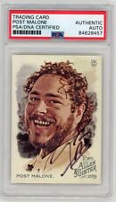 2019 Topps Allen & Ginter Post Malone #176 Musician Autograph PSA/DNA Certified picture