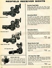 1974 Print Ad of Redfield 75, Mark 8, International Match Rifle Receiver Sights picture