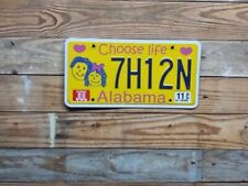 Florida Choose Life Expired 2011  License Plate ~ 7H12N ~ Embossed picture
