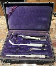 Antique 1920’s Cameron’s Surgical Specialty Co. case W/dental Equipment Bulbs ++ picture