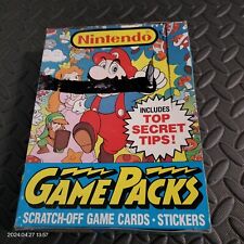 1989 Topps Nintendo Game Packs Box - 48 Sealed Packs picture