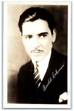 c1930's Ronald Coleman Actor Studio Portrait RPPC Photo Vintage Postcard picture
