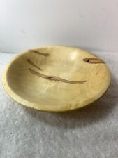 Hand Crafted Elder Wood, 7 1/2 Bowl Signed Sharon Bohannon, Very NICE picture