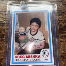 🔥 G.A.S. Trading Cards Greg Mishka #27 Rookie Card RC SP 19/27 AUTOGRAPH 🔥 picture