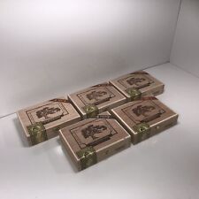 Lot of 5 Charter Oak Empty Wooden Cigar Boxes 7x5.5x2 #24 picture