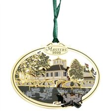 2020 Masters Golf Holiday Ornament Augusta National Terrace Gold  picture