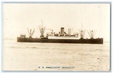 c1920's SS President McKinley Steamer Ship View Germany RPPC Photo Postcard picture