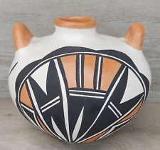 Native American Pottery Acoma Pueblo Polychrome Jug Circa 1970s picture