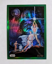 2019 Topps Star War Chrome Legacy PC Green Refractor /50 - A New Hope Seito Art picture