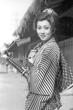 japanese girl with katana sword WW2 Photo Glossy 4*6 in N017 picture