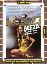 METAL SIGN - 1969 BSA 441cc Victor Special Beeza the Bold Way to Make Time picture