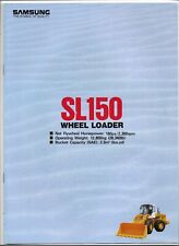 Original Samsung Model SE150 Wheel Loader Sales Brochure Form # SL150-911020-1 picture