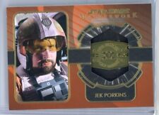2020 Topps Star Wars Masterwork ORANGE 09/10 Jek Porkins #DT-RP Dog Tag Medal picture