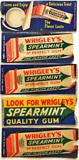 Vintage Chewing Gum Advertising Lot of 5 Early Matchbook Covers Wrigley's Gum picture