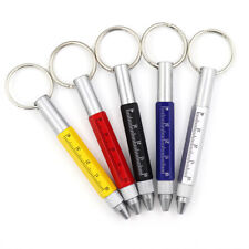 Multifunction Mini Ballpoint Pen Metal Screwdriver Tool Touch Screen Keychain~ picture