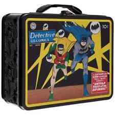 DC Batman Detective Comics #164 Embossed Metal Huge Lunch Box Plastic Handle picture