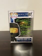 Master Chief With Cortana Funko Pop Signed By Steve Downes JSA picture