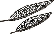 Metal Leaf Tray, This Decorative Tray Set Is Crafted With Solid Metal Material picture