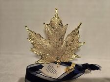 Notre Dame 2018 24k Gold Dipped Leaf picture