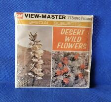 Sealed Gaf Special Subjects B629 Desert Wild Flowers view-master 3 Reels Packet picture