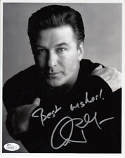 Alec Baldwin signed autographed 8x10 BW portrait photo inscribed Best wishes JSA picture