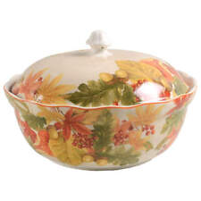 222 Fifth Autumn Celebration Round Covered Vegetable Bowl 8816484 picture