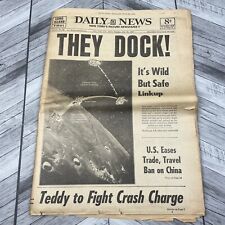 Vintage Daily News NY Tues July 22, 1969 MOON LANDING, Ted Kennedy Lawsuit picture