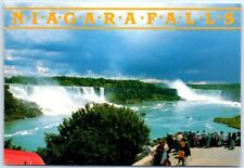 Postcard American Falls Horseshoe Falls Queen Victoria Park North America picture