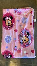 Vintage Disney Minnie Mouse Bows are Best Pink Flat Twin Bedsheet picture