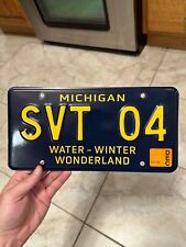 Michigan Vanity License Plate 2004 SVT Ford Special Vehicle Team  picture