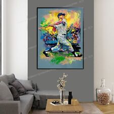 Sale Mickey Mantle Acrylic Painting 36