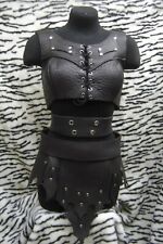 Genuine NAPA Textured Leather Woman medieval armour re-enactment LARP SCA Armor picture